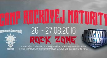 CAMP ROCKOVEJ MATURITY – hudobný tábor pre muzikantov, kapely, tak aj pre všetkých fanúšikov slovenského pop-rocku a metalu