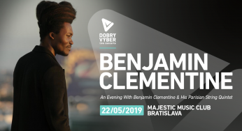 Benjamin Clementine, držiteľ Mercury Prize, vystúpi v Bratislave s parížskym sláčikovým kvintentom