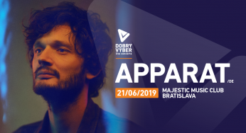 Apparat príde do Bratislavy s čerstvou štúdiovkou, Vystúpenie bude súčasťou novej série Dobrý výber