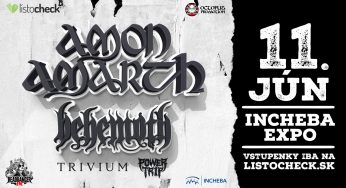 NAJVÄČŠIE PODUJATIE FANÚŠIKOV METALU UŽ DNES NA SLOVENSKU! Amon Amarth, Behemoth, Trivium a Power Trip vystúpia spolu na jednom pódiu!