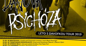 Davová Psychóza vyráža po roku na turné „Léto s Davofkou Tour 2019“ a po pätnástich rokoch vydá na jeseň nový album „Emancipácia“!