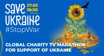 Medzinárodný charitatívny koncertný maratón Save Ukraine — #StopWar už túto nedeľu