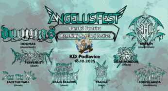 Angelus Fest sa presúva do Banskej Bystrice. Vystúpia Doomas, Nahum, Perversity a ďalší.